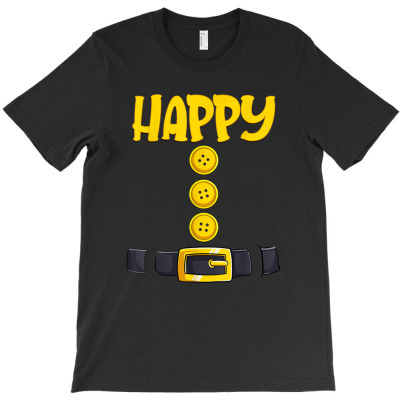 Happy Halloween Dwarf Costume Color Matching T-shirt Designed By Rame Halili