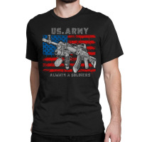 America Usa Army Machine Gun Classic T-shirt | Artistshot