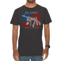 America Usa Army Machine Gun Vintage T-shirt | Artistshot