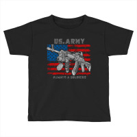 America Usa Army Machine Gun Toddler T-shirt | Artistshot