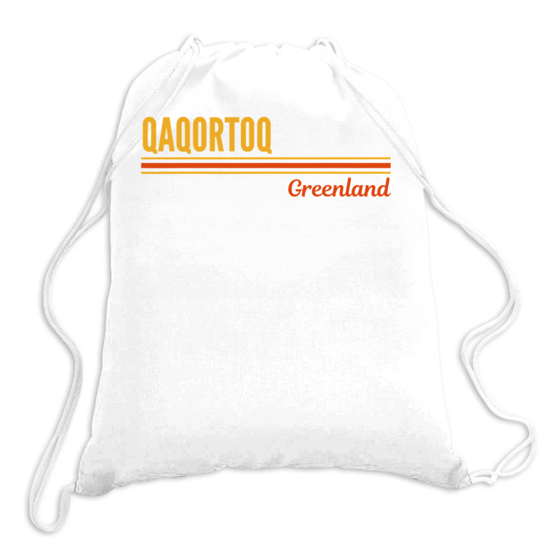 Qaqortoq Greenland T Shirt Drawstring Bags | Artistshot