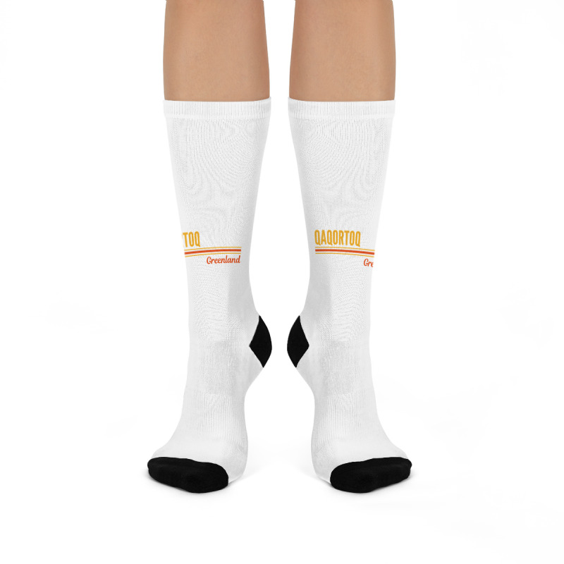 Qaqortoq Greenland T Shirt Crew Socks | Artistshot