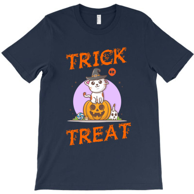 Trick Or Treat T-shirt Designed By Devart