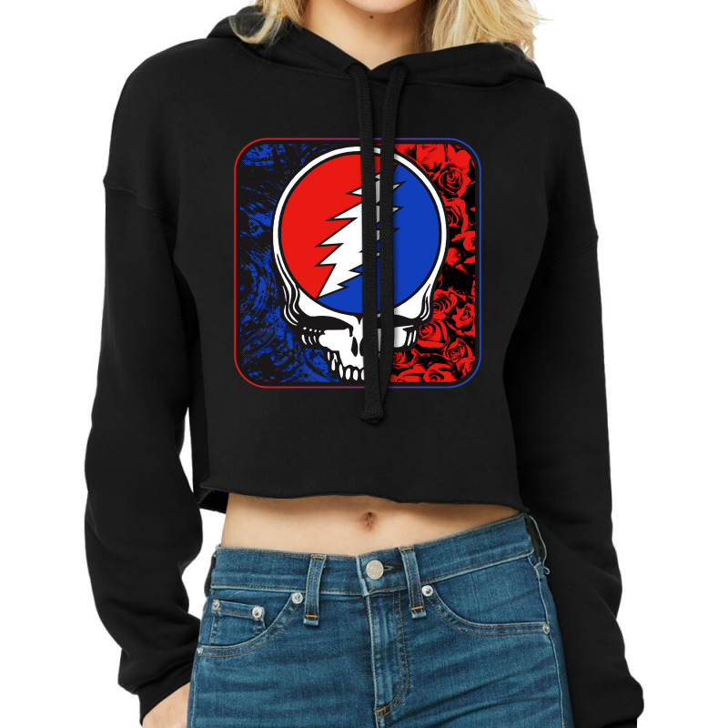 Dead And Co Cropped Hoodie by faizblaster830303rh | Artistshot