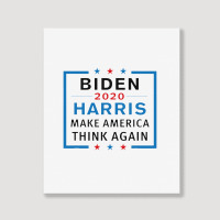 Joe Biden & Kamala 2020 Democratic Party President Portrait Canvas Print | Artistshot