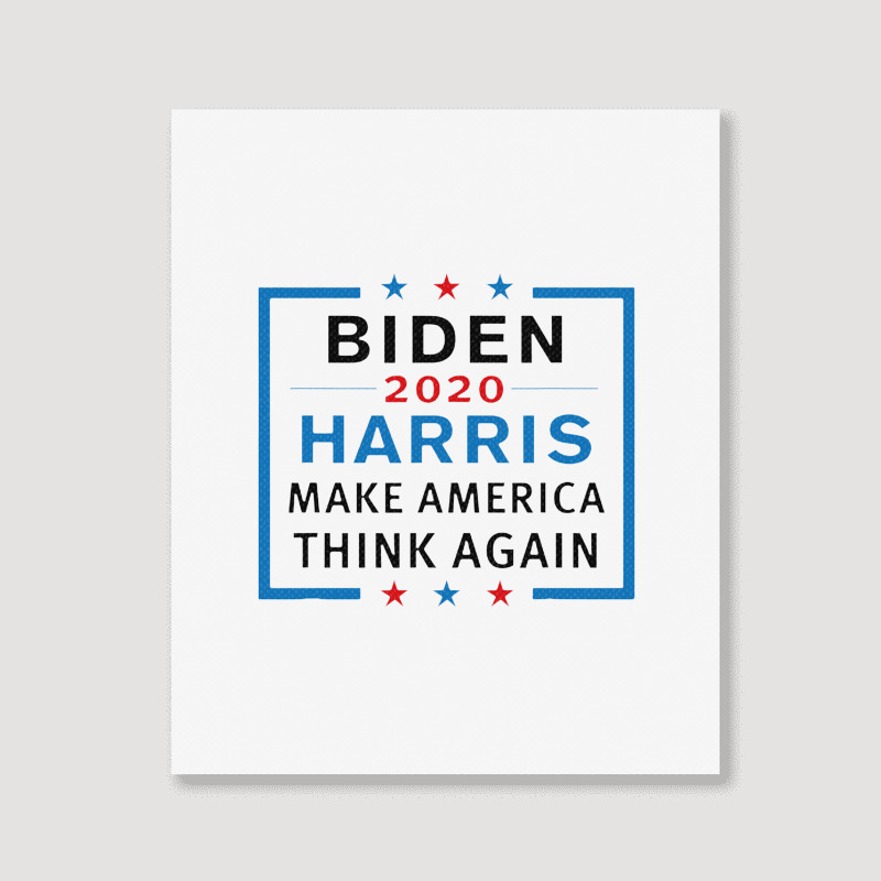 Joe Biden & Kamala 2020 Democratic Party President Portrait Canvas Print | Artistshot