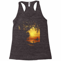 Famous Paintings T  Shirt Island Of New Providence By Albert Bierstadt Racerback Tank | Artistshot