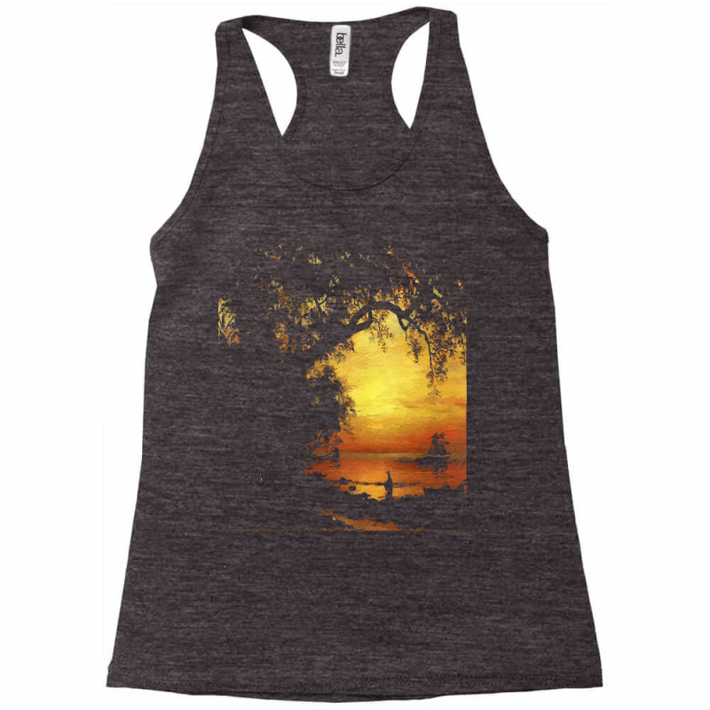 Famous Paintings T  Shirt Island Of New Providence By Albert Bierstadt Racerback Tank by rwilliamson105 | Artistshot