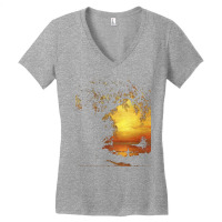 Famous Paintings T  Shirt Island Of New Providence By Albert Bierstadt Women's V-neck T-shirt | Artistshot