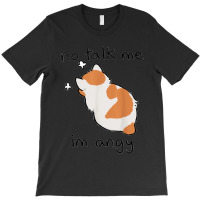 No Talk Me   I'm Angry Funny Cute Anime Cat Neko Lover T Shirt T-shirt | Artistshot