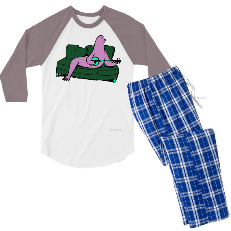 Seal It With A Banjo Song Men's 3/4 Sleeve Pajama Set | Artistshot