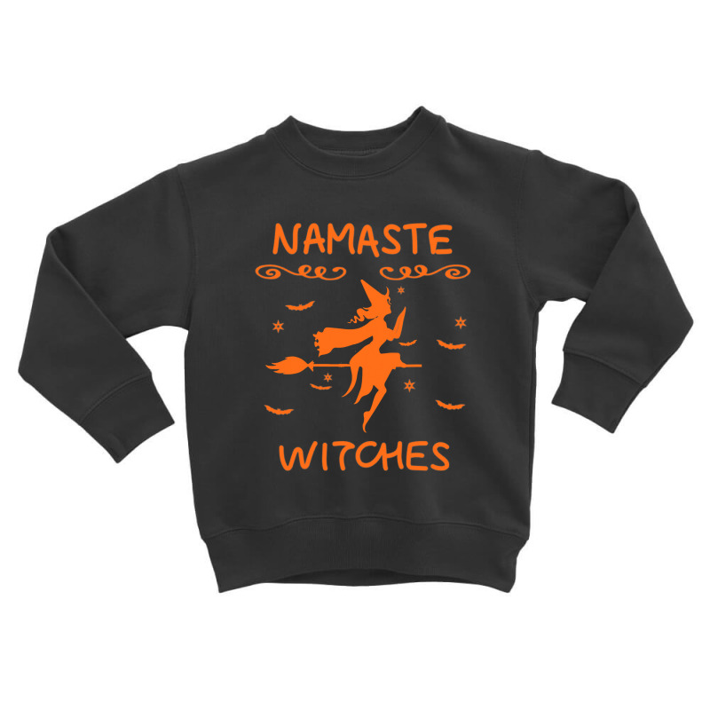 Namaste Witches Broom Gangsta Yoga Halloween Costume Women T Shirt Cop Toddler Sweatshirt | Artistshot