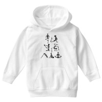 Yoga Of The Death Yoga Calacas Calavera Yoga Pose Skeleton T Shirt Cop Youth Hoodie | Artistshot