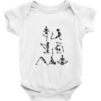 Yoga Of The Death Yoga Calacas Calavera Yoga Pose Skeleton T Shirt Cop Baby Bodysuit | Artistshot