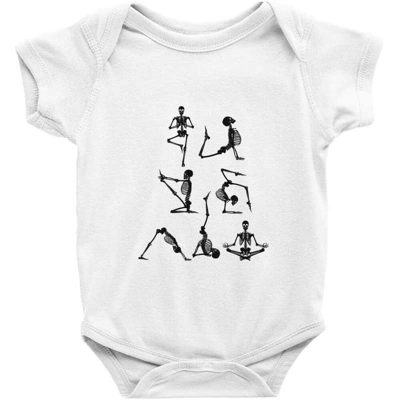 Yoga Of The Death Yoga Calacas Calavera Yoga Pose Skeleton T Shirt Cop Baby Bodysuit | Artistshot