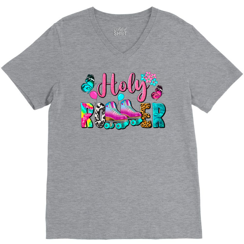 Holy Roller V-neck Tee | Artistshot