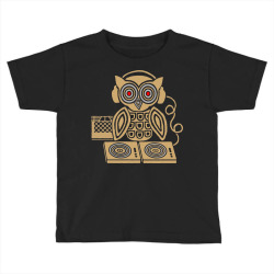 headphones owl Toddler T-shirt | Artistshot