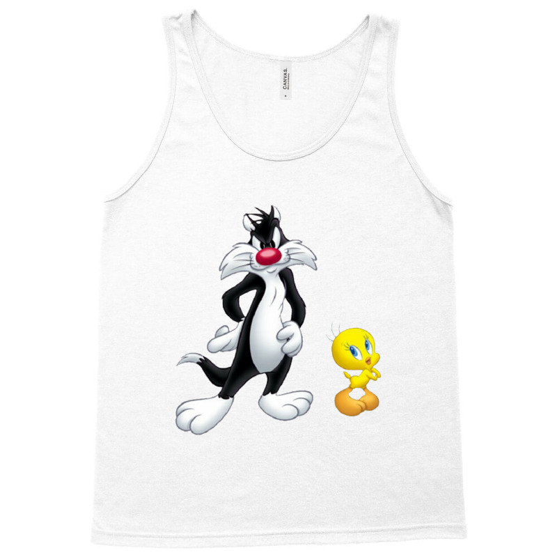 Tweety And Sylvester Tank Top by robinjumpstart | Artistshot