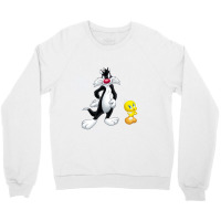 Tweety And Sylvester Crewneck Sweatshirt | Artistshot