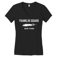 Vintage Franklin Square Long Island New York T Shirt Women's V-neck T-shirt | Artistshot