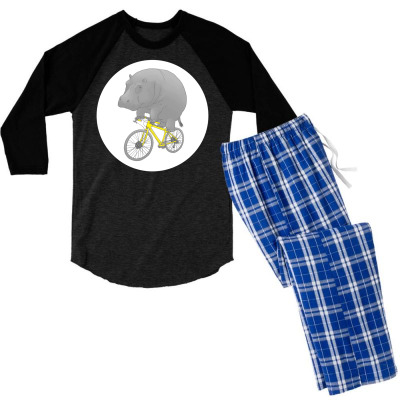 Dont Forget The Helmet Men's 3/4 Sleeve Pajama Set Designed By Icang Waluyo
