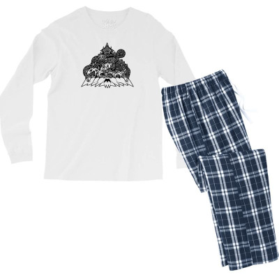 Ilumination Doodle Men's Long Sleeve Pajama Set Designed By Icang Waluyo