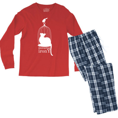 Inverse Irony Men's Long Sleeve Pajama Set Designed By Icang Waluyo