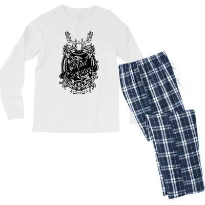 Mad Rockstar Myth Men's Long Sleeve Pajama Set Designed By Icang Waluyo