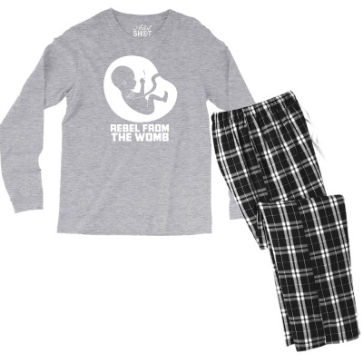 Rebel Fromthe Womb Men's Long Sleeve Pajama Set Designed By Icang Waluyo