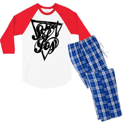 Schoo Lof Joy Men's 3/4 Sleeve Pajama Set Designed By Icang Waluyo