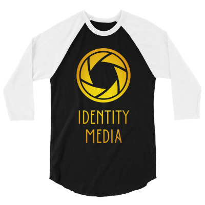 Identity Media Logo 3/4 Sleeve Shirt Designed By Fidele Milio