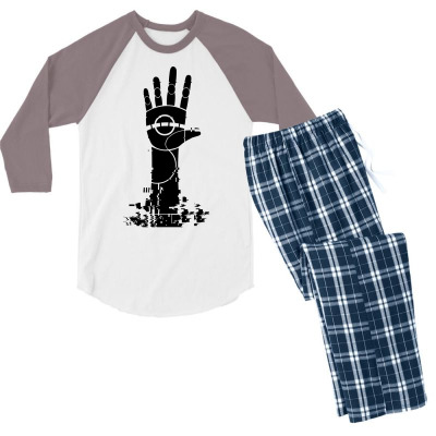 The Unperson Hand Men's 3/4 Sleeve Pajama Set Designed By Icang Waluyo