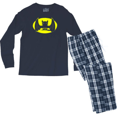 Bat Moon Men's Long Sleeve Pajama Set Designed By Icang Waluyo
