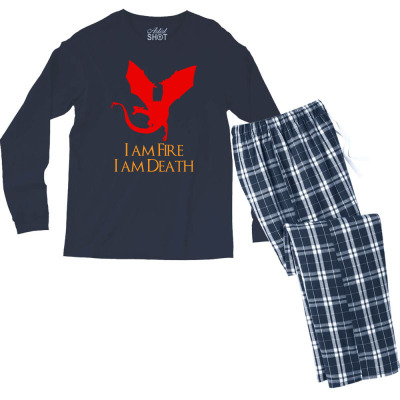 I Am Fire I Am Death Men's Long Sleeve Pajama Set Designed By Icang Waluyo