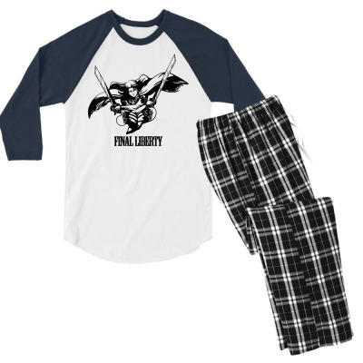 Final Liberty Men's 3/4 Sleeve Pajama Set Designed By Icang Waluyo