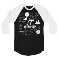 Birthday Square Root Math Problem Fun Calculation 1st Bday T Shirt 3/4 Sleeve Shirt | Artistshot