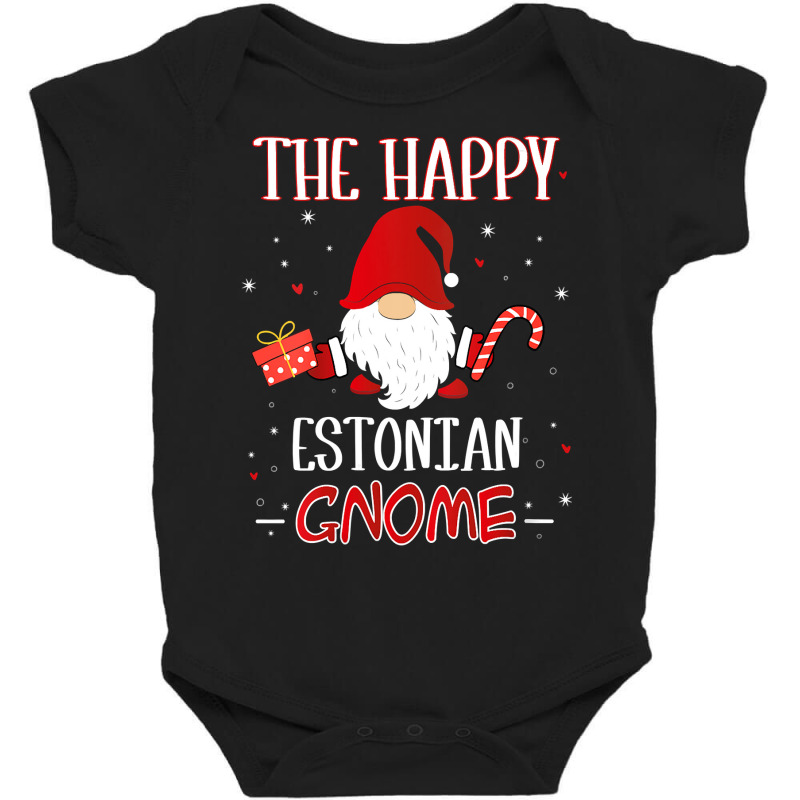 Womens Estonian Christmas Gnome Costume Matching Family V Neck T Shirt Baby Bodysuit | Artistshot