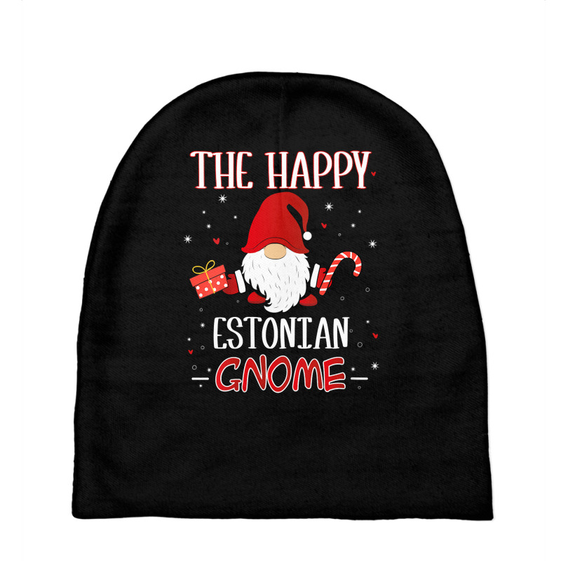 Womens Estonian Christmas Gnome Costume Matching Family V Neck T Shirt Baby Beanies | Artistshot