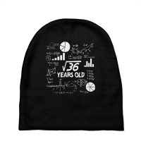 Birthday Square Root Math Problem Fun Calculation 6th T Shirt Baby Beanies | Artistshot