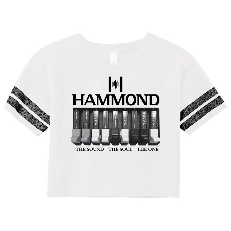 Hammond Organ And Graphics Classic Scorecard Crop Tee by JenniferMoquin | Artistshot