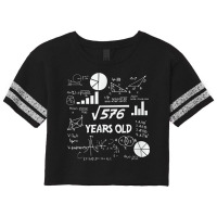 Birthday Square Root Math Problem Fun Calculation 24th T Shirt Scorecard Crop Tee | Artistshot