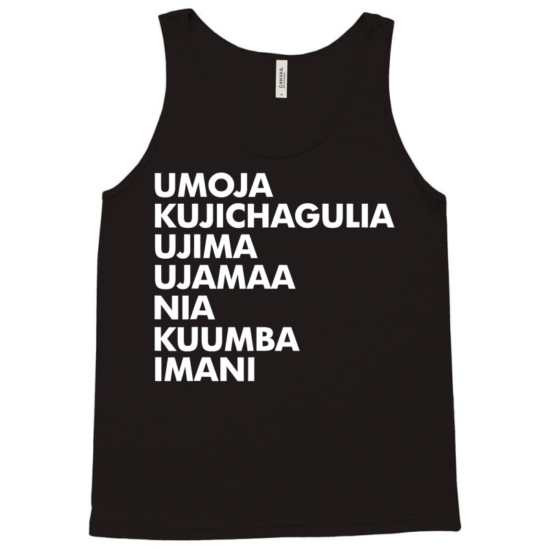 Kwanzaa ,  Seven Principles Tank Top by trokeryth | Artistshot