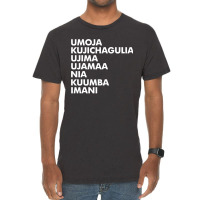 Kwanzaa ,  Seven Principles Vintage T-shirt | Artistshot