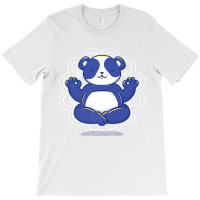 Sporty Panda Meditating In Yoga Pose Meditation Premium T-shirt | Artistshot