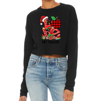 Love Art Teacher Santa Artist Painter Christmas Xmas Pajamas T Shirt Cropped Sweater | Artistshot