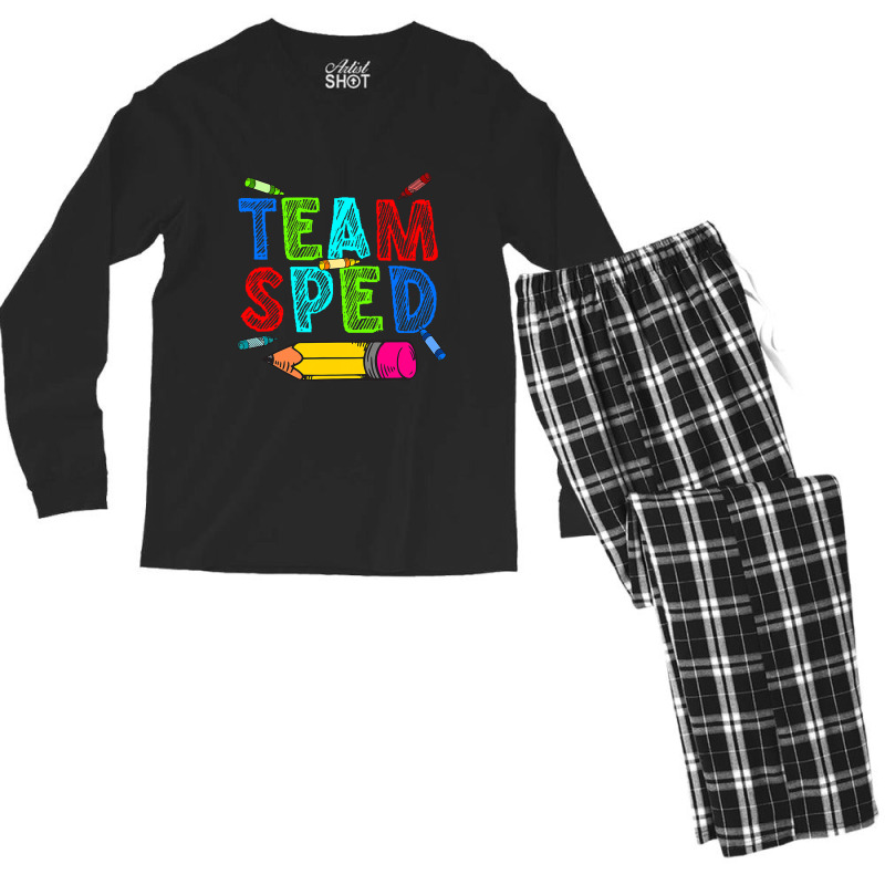 Best Special Education Art For Men Women Special Ed Teacher T Shirt Men's Long Sleeve Pajama Set by Rudy_Glenn | Artistshot