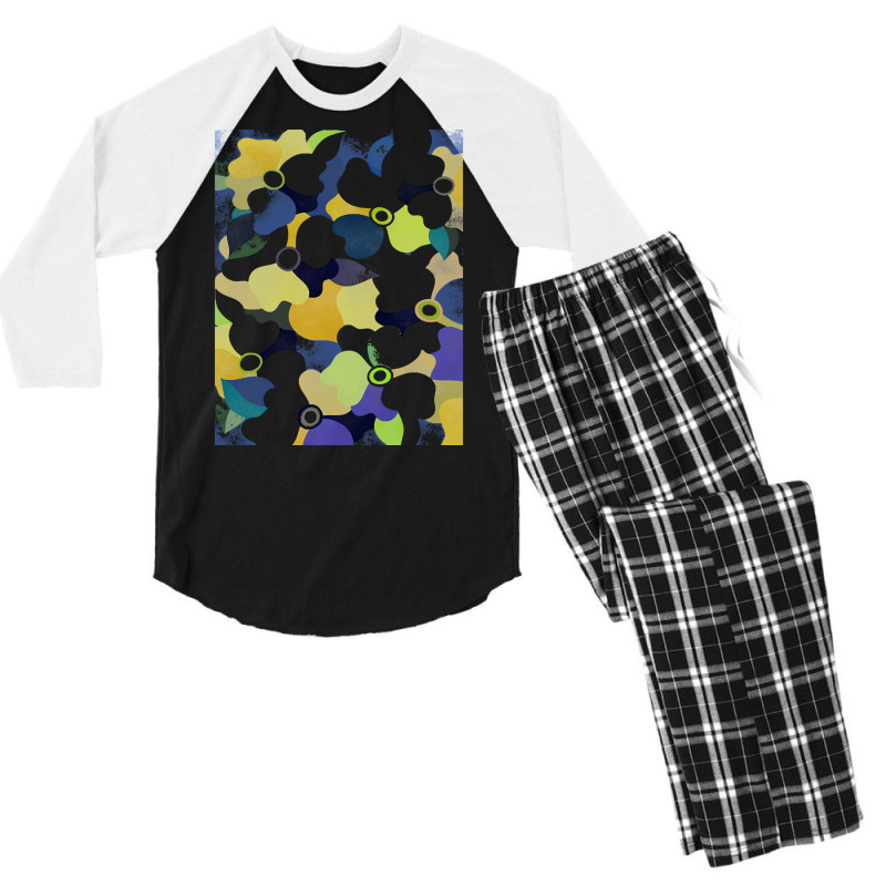 Florish T  Shirt Flower Bed T  Shirt (1) Men's 3/4 Sleeve Pajama Set | Artistshot