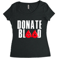 Cool Blood Donation Art Men Women Blood Donor Phlebotomy Premium T Shi Women's Triblend Scoop T-shirt | Artistshot