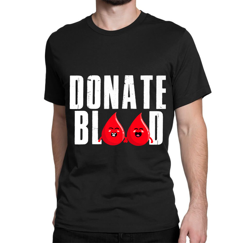 Cool Blood Donation Art Men Women Blood Donor Phlebotomy Premium T Shi Classic T-shirt by Saiful_Siddique | Artistshot