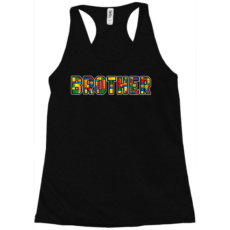 Brick Builder Funny Blocks Master Builder Brother Racerback Tank by Hoang95 | Artistshot